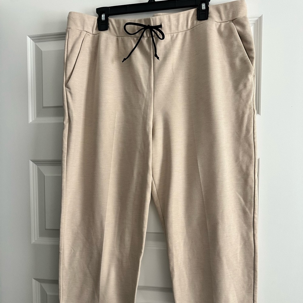 Loft khaki pull on pants